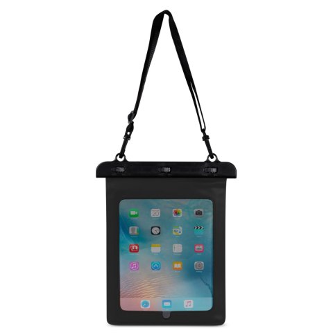 Etui wodoszczelne na tablet PVC z regulowanym paskiem Outdoor - czarne Etui wodoszczelne na tablet PVC z regulowanym paskiem Outdoor - czarne