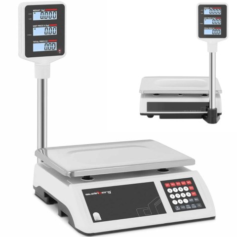 Waga kontrolna stołowa sklepowa magazynowa LCD 6 kg / 1 g Waga kontrolna stołowa sklepowa magazynowa LCD 6 kg / 1 g