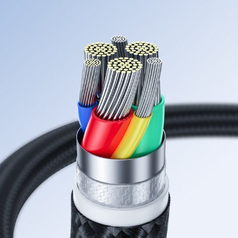 Wytrzymały kabel do iPhone Surpass Series USB-C - Lightning 20W 0.25m czarny