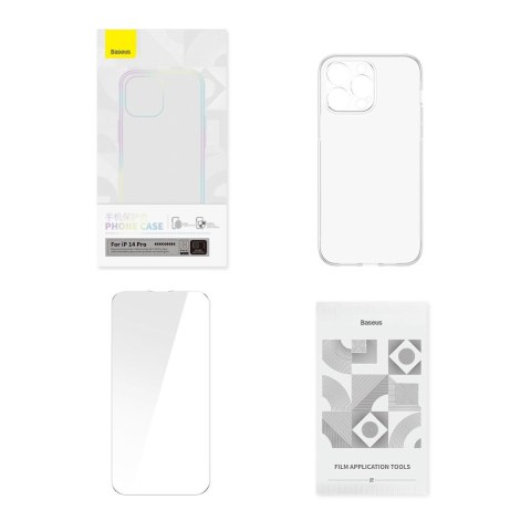 Etui do iPhone 14 Pro pancerny pokrowiec + szkło hartowane ZESTAW Etui do iPhone 14 Pro pancerny pokrowiec + szkło hartowane ZESTAW