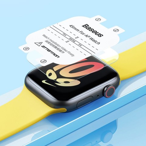 Folia ochronna na ekran Apple Watch 4/5/6/SE/SE 2 NanoCrystal 44mm ZESTAW 2szt.