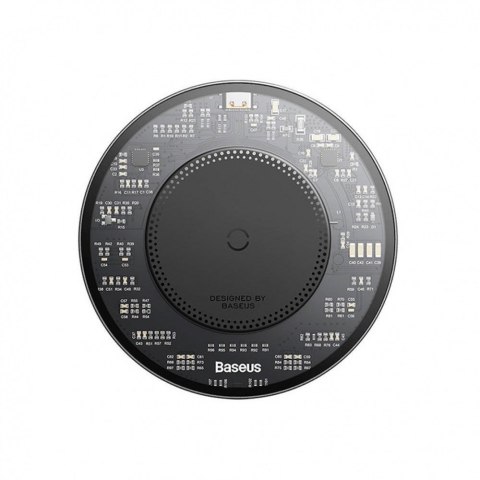 Ładowarka indukcyjna magnetyczna do telefonu 15W + kabel USB-C 1m czarna Ładowarka indukcyjna magnetyczna do telefonu 15W + kabel USB-C 1m czarna
