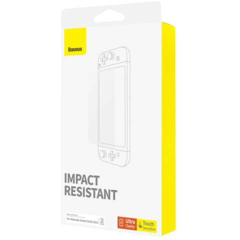 Szkło hartowane na ekran do Nintendo Switch OLED 2021 Crystal ZESTAW 2szt.