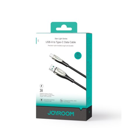 Kabel przewód w oplocie Pioneer Series USB-A - USB-C 100W 1.2m czarny