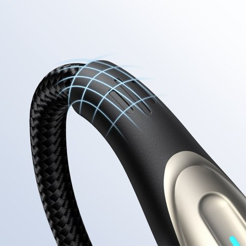 Kabel przewód w oplocie Pioneer Series USB-A - USB-C 100W 1.2m czarny