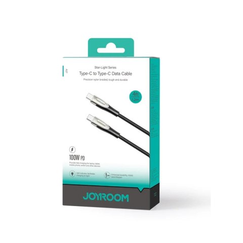 Kabel przewód w oplocie Pioneer Series USB-C 240W 1.2m czarny