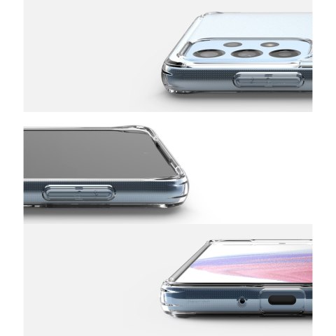 Etui pokrowiec z żelową ramką Galaxy A73 Fusion Matte półprzezroczysty Etui pokrowiec z żelową ramką Galaxy A73 Fusion Matte półprzezroczysty