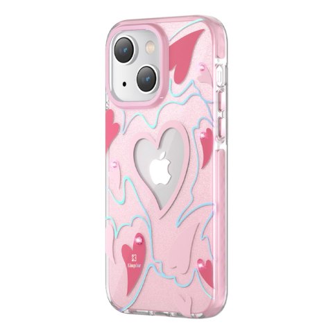 Etui pokrowiec w gwiazdki iPhone 14 Plus Heart Star Series PINK HEART Etui pokrowiec w gwiazdki iPhone 14 Plus Heart Star Series PINK HEART