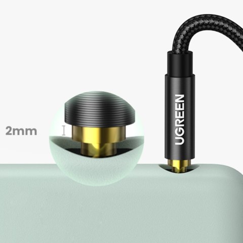 Kabel audio AUX wtyczka prosta minijack 3.5 mm 5m niebieski Kabel audio AUX wtyczka prosta minijack 3.5 mm 5m niebieski
