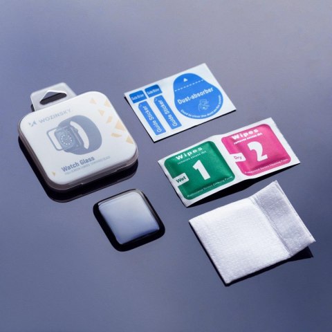 Hybrydowe szkło ochronne do Apple Watch 1/2/3 38mm Watch Glass czarny Hybrydowe szkło ochronne do Apple Watch 1/2/3 38mm Watch Glass czarny