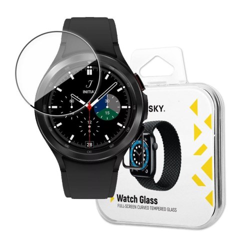 Hybrydowe szkło ochronne do Samsung Galaxy Watch 4/5 40mm czarny Hybrydowe szkło ochronne do Samsung Galaxy Watch 4/5 40mm czarny