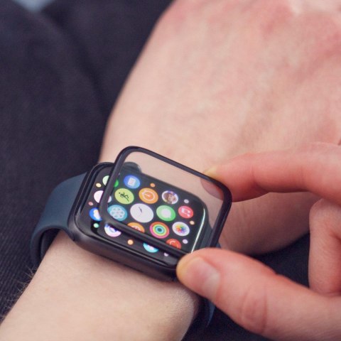 Hybrydowe szkło ochronne do Samsung Galaxy Watch 4/5 40mm czarny Hybrydowe szkło ochronne do Samsung Galaxy Watch 4/5 40mm czarny