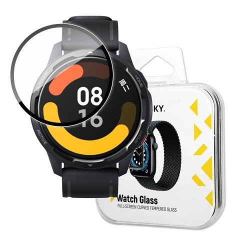 Hybrydowe szkło ochronne do Xiaomi Watch Color 2 czarny Hybrydowe szkło ochronne do Xiaomi Watch Color 2 czarny