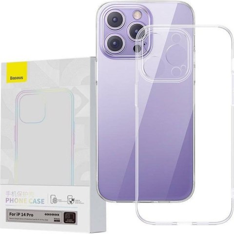 Etui do iPhone 14 Pro cienki pokrowiec Simple 2 Case przezroczyste Etui do iPhone 14 Pro cienki pokrowiec Simple 2 Case przezroczyste