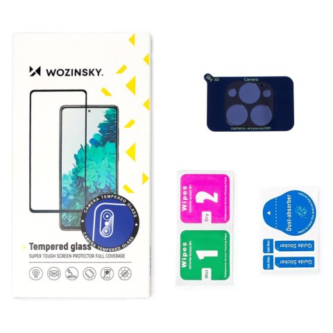 Szkło hartowane 9H na aparat kamerę iPhone 15 Pro Full Camera Glass czarne Szkło hartowane 9H na aparat kamerę iPhone 15 Pro Full Camera Glass czarne