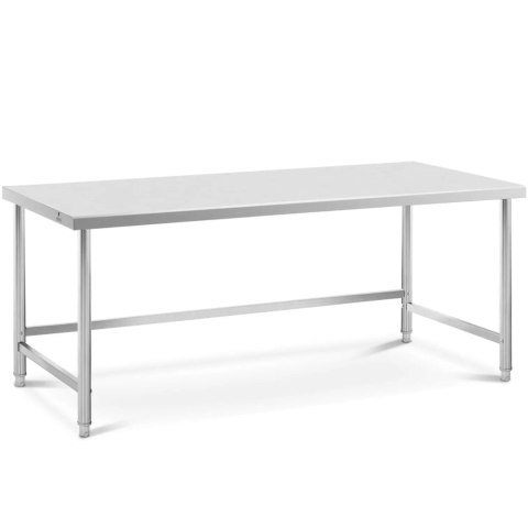 Stół blat roboczy centralny stalowy 200 x 90 cm do 100 kg Stół blat roboczy centralny stalowy 200 x 90 cm do 100 kg