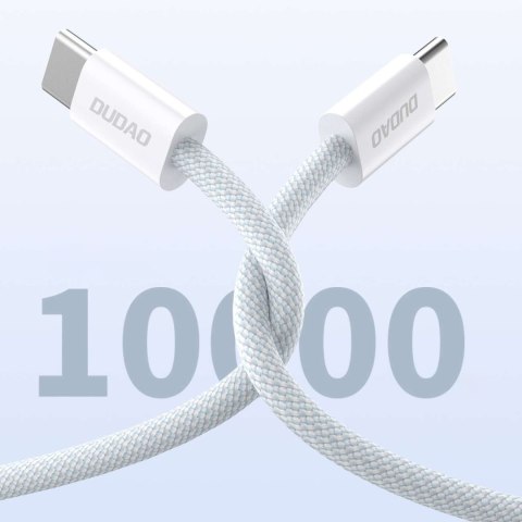 Wytrzymały przewód kabel UCB-C PD 60W w oplocie z włókna węglowego 2m jasno niebieski Wytrzymały przewód kabel UCB-C PD 60W w oplocie z włókna węglowego 2m jasno niebieski