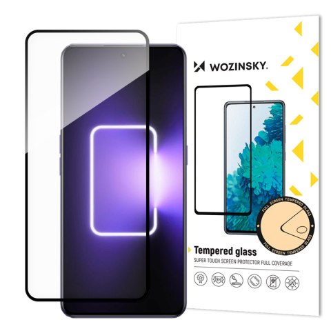 Szkło hartowane 9H na cały ekran Realme GT Neo 5 / Realme GT3 z czarną ramką Szkło hartowane 9H na cały ekran Realme GT Neo 5 / Realme GT3 z czarną ramką