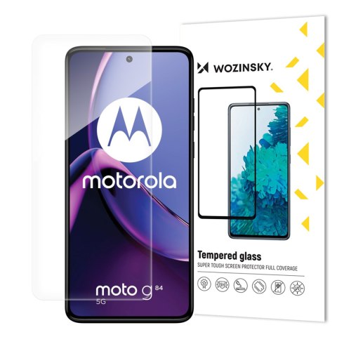 Szkło hartowane 9H na cały ekran Motorola Moto G84 Szkło hartowane 9H na cały ekran Motorola Moto G84