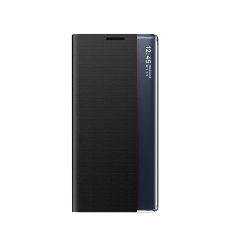 Etui pokrowiec do Samsung S24 z magnetyczą klapką New Sleep View Case czarne Etui pokrowiec do Samsung S24 z magnetyczą klapką New Sleep View Case czarne