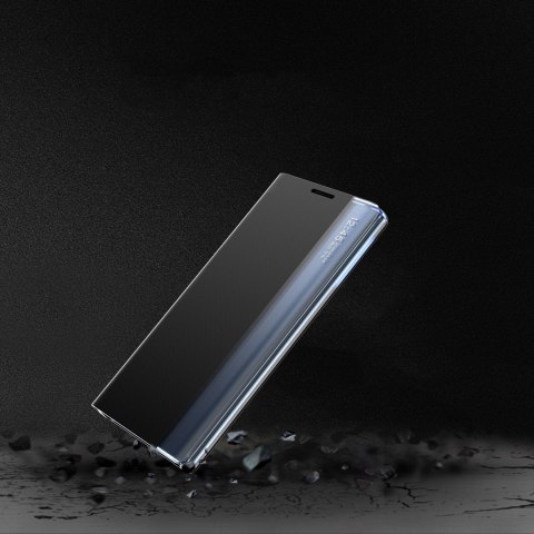 Etui pokrowiec do Samsung S24 z magnetyczą klapką New Sleep View Case czarne Etui pokrowiec do Samsung S24 z magnetyczą klapką New Sleep View Case czarne