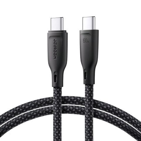 Kabel przewód USB-C 60W szybki transfer Multi-Color Series 1m czarny Kabel przewód USB-C 60W szybki transfer Multi-Color Series 1m czarny