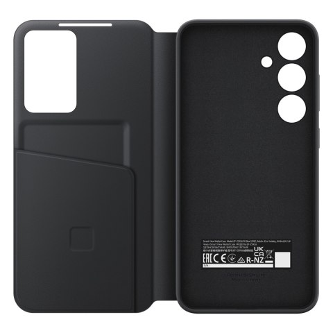 Oryginalne etui pokrowiec do Samsung Galaxy S24 kieszeń na kartę Smart View Wallet czarne Oryginalne etui pokrowiec do Samsung Galaxy S24 kieszeń na kartę Smart View Wallet czarne