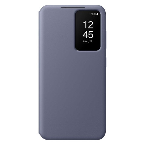 Oryginalne etui pokrowiec do Samsung Galaxy S24 kieszeń na kartę Smart View Wallet fioletowe Oryginalne etui pokrowiec do Samsung Galaxy S24 kieszeń na kartę Smart View Wallet fioletowe