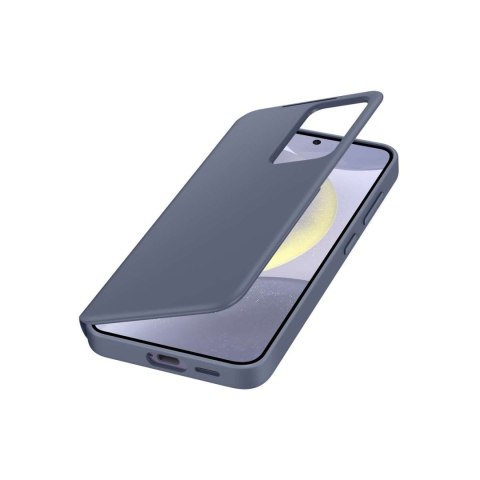 Oryginalne etui pokrowiec do Samsung Galaxy S24 kieszeń na kartę Smart View Wallet fioletowe Oryginalne etui pokrowiec do Samsung Galaxy S24 kieszeń na kartę Smart View Wallet fioletowe