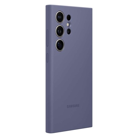 Oryginalne etui silikonowe pokrowiec do Samsung Galaxy S24 Ultra Silicone Case fioletowe Oryginalne etui silikonowe pokrowiec do Samsung Galaxy S24 Ultra Silicone Case fioletowe