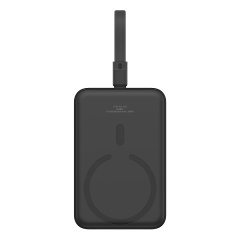 Mini Powerbank MagSafe 10000mAh 20W z kablem Lightning do iPhone 0.3m czarny