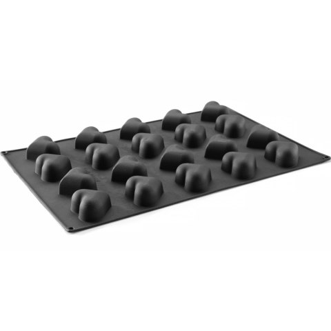 Forma silikonowa do pralin musów wypieków 570 x 375 mm - serca Forma silikonowa do pralin musów wypieków 570 x 375 mm - serca