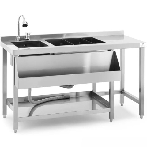 Stacja stoisko barmańskie koktajlowe drink bar ze zlewem 66 x 106 x 136 cm Stacja stoisko barmańskie koktajlowe drink bar ze zlewem 66 x 106 x 136 cm