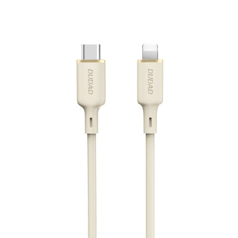 Kabel przewód wzmacniany SR do iPhone USB-C - Lightning 30W 1m beżowy Kabel przewód wzmacniany SR do iPhone USB-C - Lightning 30W 1m beżowy