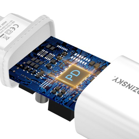 Ładowarka sieciowa 20W USB-C 100-240V biała Ładowarka sieciowa 20W USB-C 100-240V biała