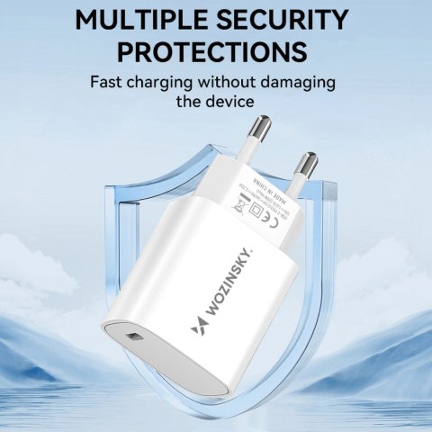 Ładowarka sieciowa 20W USB-C 100-240V biała Ładowarka sieciowa 20W USB-C 100-240V biała