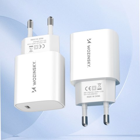 Ładowarka sieciowa 20W USB-C 100-240V biała Ładowarka sieciowa 20W USB-C 100-240V biała
