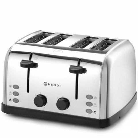 Toster opiekacz kanapkowy na 4 grzanki 3 funkcje 7 poziomów grzania 1500 W Toster opiekacz kanapkowy na 4 grzanki 3 funkcje 7 poziomów grzania 1500 W