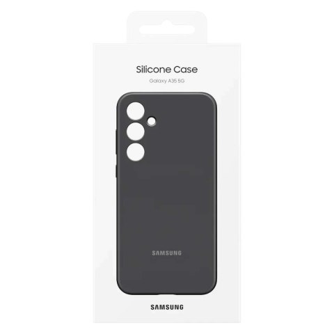 Oryginalne etui Silicone Case do Samsung Galaxy A35 czarne Oryginalne etui Silicone Case do Samsung Galaxy A35 czarne