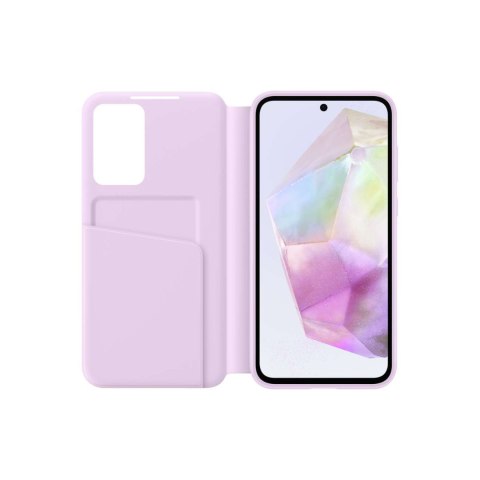 Oryginalne etui Smart View Wallet z klapką do Samsung Galaxy A35 fioletowe Oryginalne etui Smart View Wallet z klapką do Samsung Galaxy A35 fioletowe