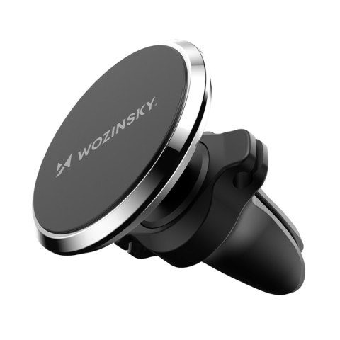 Uchwyt na telefon magnetyczny na kratkę nawiewu do samochodu czarny Uchwyt na telefon magnetyczny na kratkę nawiewu do samochodu czarny
