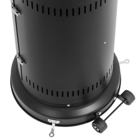 Lampa grzewcza promiennik ciepła gazowy tarasowy 11 kW 1845 mm - czarny Lampa grzewcza promiennik ciepła gazowy tarasowy 11 kW 1845 mm - czarny