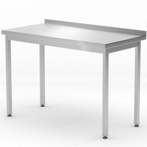 Stół blat roboczy przyścienny z rantem Budget Line STAL 800 x 600 x 850 mm - Hendi 817193 Stół blat roboczy przyścienny z rantem Budget Line STAL 800 x 600 x 850 mm - Hendi 817193