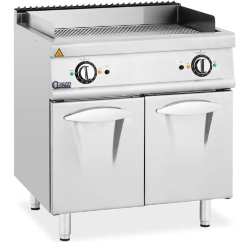 Grill płyta grillowa elektryczna podwójna ryflowana z szafką wolnostojąca 10.8 kW 400 V Grill płyta grillowa elektryczna podwójna ryflowana z szafką wolnostojąca 10.8 kW 400 V