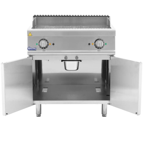 Grill płyta grillowa elektryczna podwójna ryflowana z szafką wolnostojąca 10.8 kW 400 V Grill płyta grillowa elektryczna podwójna ryflowana z szafką wolnostojąca 10.8 kW 400 V