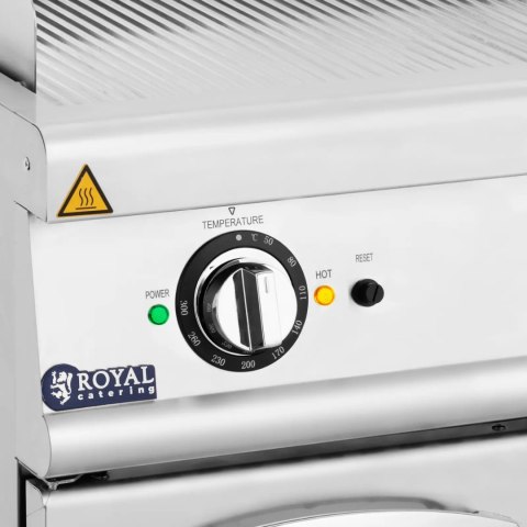 Grill płyta grillowa elektryczna podwójna ryflowana z szafką wolnostojąca 10.8 kW 400 V Grill płyta grillowa elektryczna podwójna ryflowana z szafką wolnostojąca 10.8 kW 400 V