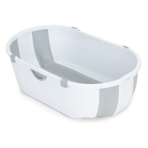 Wanienka dla dzieci wanna turystyczna składana odpływ szara ECOTOYS Wanienka dla dzieci wanna turystyczna składana odpływ szara ECOTOYS