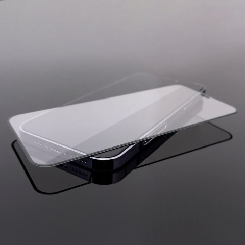 Szkło hartowane 9H na cały ekran Motorola Moto G54 z czarną ramką Full Glue Szkło hartowane 9H na cały ekran Motorola Moto G54 z czarną ramką Full Glue