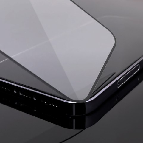 Szkło hartowane 9H na cały ekran Motorola Moto G54 z czarną ramką Full Glue Szkło hartowane 9H na cały ekran Motorola Moto G54 z czarną ramką Full Glue