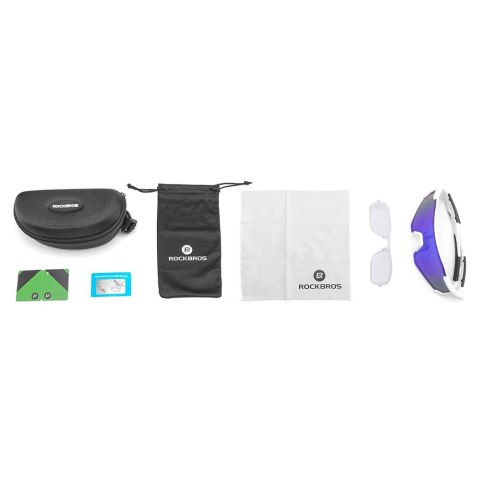 Okulary rowerowe z polaryzacją i filtrem UV 400 niebieskie Okulary rowerowe z polaryzacją i filtrem UV 400 niebieskie